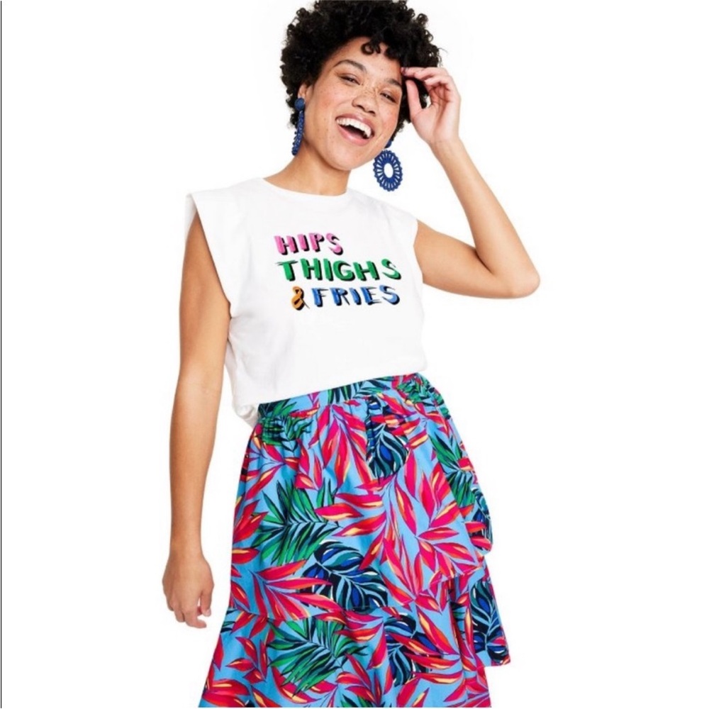 Tabitha Brown Hips Thighs & Fries Graphic Tank Top - Picture 2 of 4